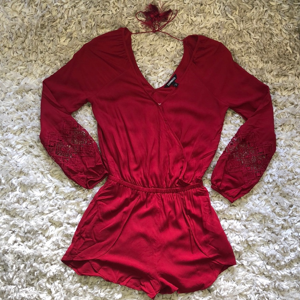 Red romper